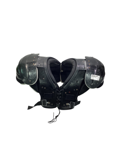 Used Rawlings COMBAT FB Shoulder Pads Black LG 11347-S000246534