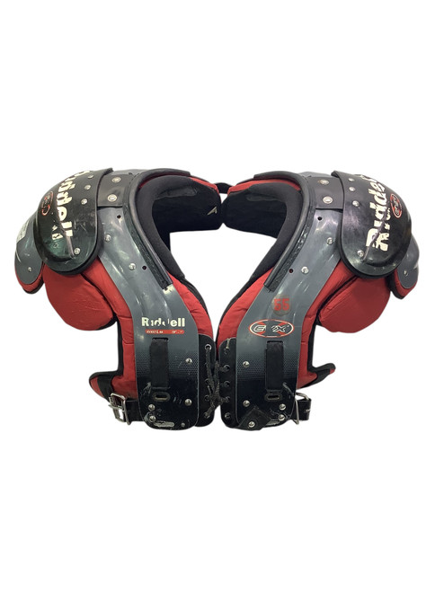 Vist Large View of Product Image Which is Used Riddell EVX ADULT PADS FB Shoulder Pads Red LG 11347-S000246539