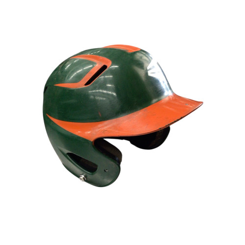 Vist Large View of Product Image Which is Used Easton LLWS GRIP Batting Helmet No Mask Green SM