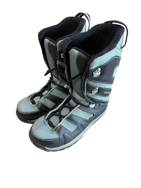 Vist Large View of Product Image Which is Used Morrow SB BOOT SZ 5 Boys Snowboard Boots Black Junior 05