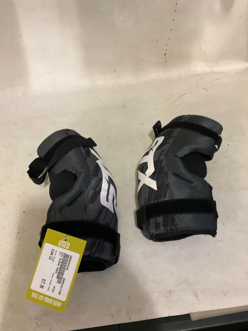 Vist Large View of Product Image Which is Used STX ELBOW PADS Lacrosse Arm Pads/Guards Black LG 11790-S000044342