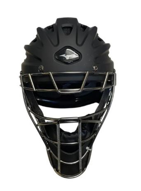 Used Mizuno SAMURAI Catchers Helmet w/Mask Black LG 11706-S000352783