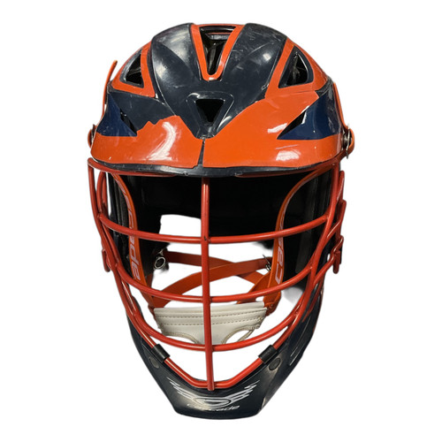 Vist Large View of Product Image Which is Used Cascade CASCADE HELMET Lacrosse Helmet Navy Blue Fits all