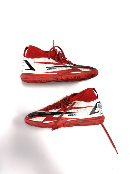 Used Nike Soccer Indoor Shoes Red Junior 02 11860-S000290899
