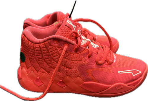 Vist Large View of Product Image Which is Used Puma Basketball Shoes M Pink Junior 05.5 11894-S000024225