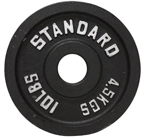 Vist Large View of Product Image Which is TROY OLYMPIC BLACK PLATE 10LB