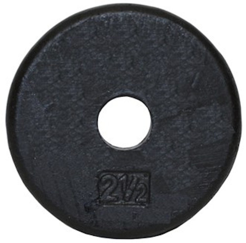 Vist Large View of Product Image Which is New TROY BARBELL REGULAR BLACK PLATE 2.5LB