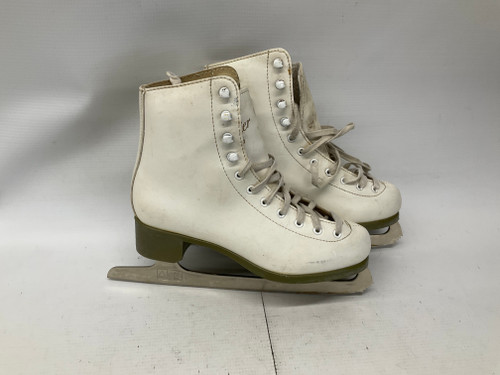 Used Glacier 120 FIGURE SKATES WomensFigure Skate White Senior 9 11836-S000026042