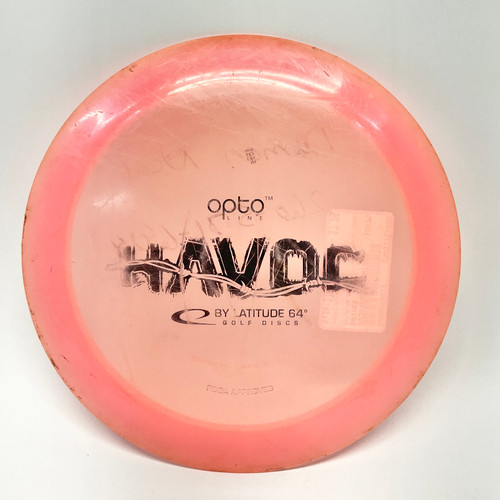 Used Latitude 64 OPTO HAVOC Disc Golf Driver Coral 170g 11805-S000059812