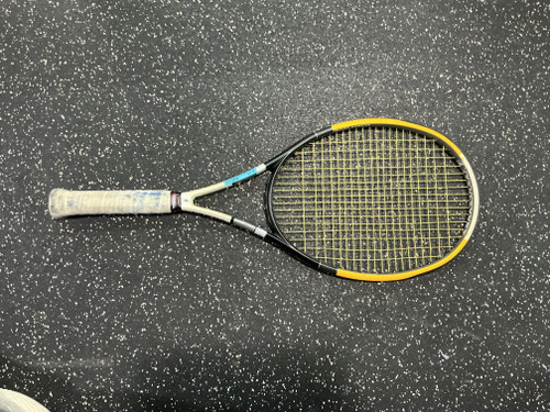 Vist Large View of Product Image Which is Used KINETIC Adult Tennis Racquet Yellow Unknown
