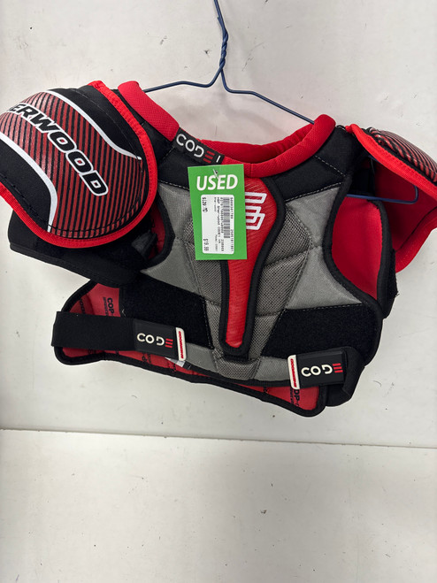 Used Sher-wood CODE1 Youth Shoulder Pads MD 11891-S000301789