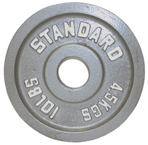 Vist Large View of Product Image Which is TROY OLYMPIC GREY PLATE 10LB