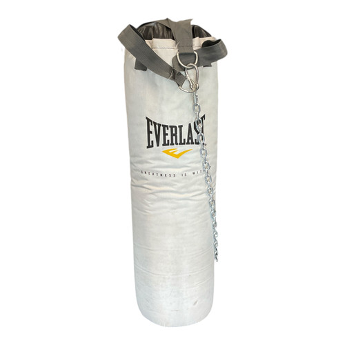 Vist Large View of Product Image Which is Used Everlast GREATNESS IS WITHIN Boxing Heavy Bag White 80 lb 11362-S000159812
