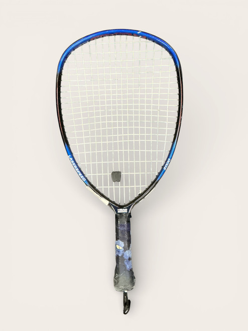 Vist Large View of Product Image Which is Used Head LASERSPEED 2000 Adult Racquetball Racquet Navy Blue 3 3/8"