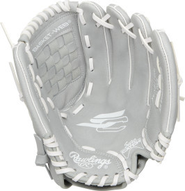 Vist Large View of Product Image Which is 11" SURE CATCH FASTPITCH GLOVE RHT