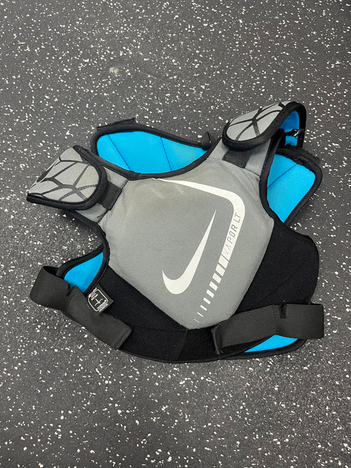 Vist Large View of Product Image Which is Used Nike VAPOR LT Lacrosse Shoulder Pads Black SM