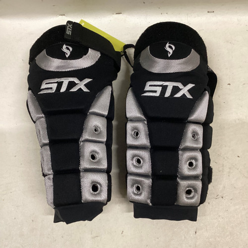 Vist Large View of Product Image Which is Used STX ARM GUARDS BLACK Lacrosse Arm Pads/Guards Black LG 11725-S000485390