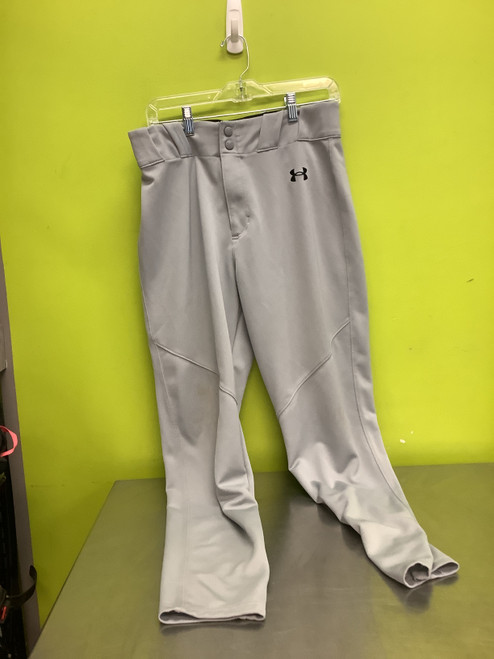 Used Under Armour BASEBALL PANTS BB/SB Pant Mens Grey LG 11686-S000043796