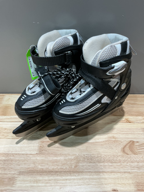 Vist Large View of Product Image Which is Used ICE SKATES Youth Hockey Skate Adjustable