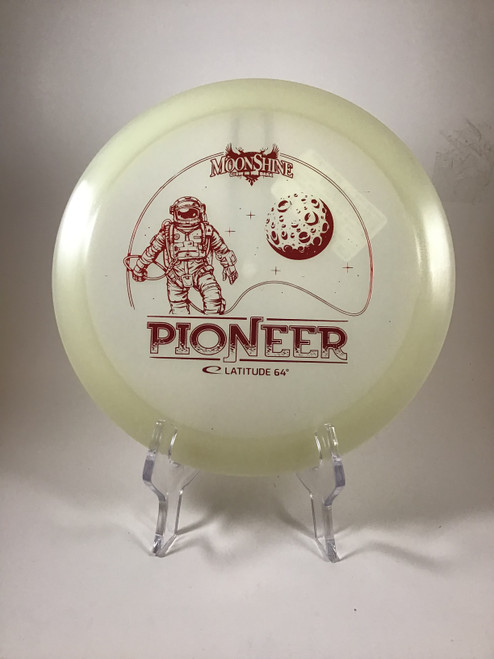 Vist Large View of Product Image Which is New Latitude 64 MOONSHINE PIONEER Disc Golf Driver White 176g