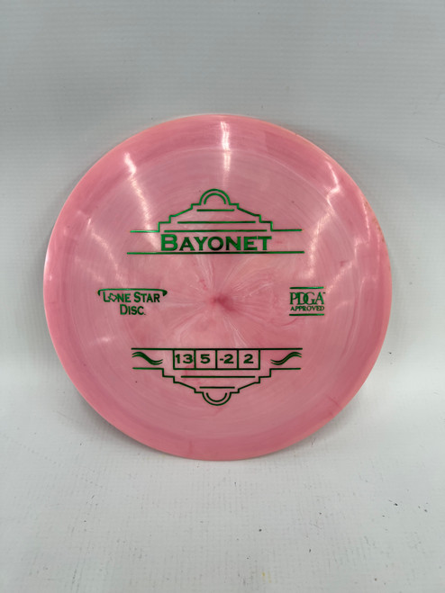 Used Lone Star Disc BAYONET Disc Golf Driver Pink 11871-S000014193