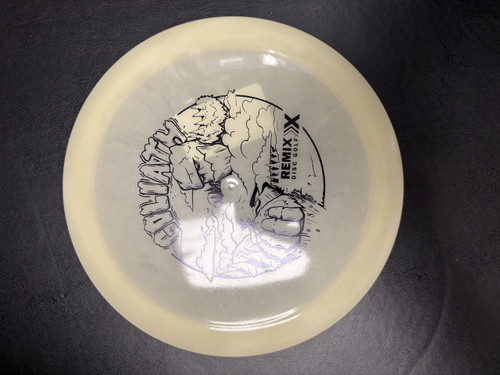 Vist Large View of Product Image Which is Used REMIX GOLIATH Disc Golf Driver White