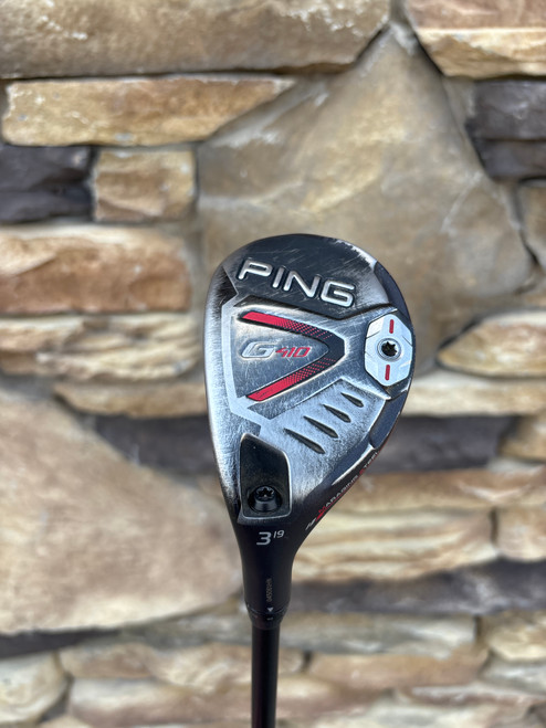 Vist Large View of Product Image Which is Used Ping G410 Mens Hybrid Club LH 3 Hybrid