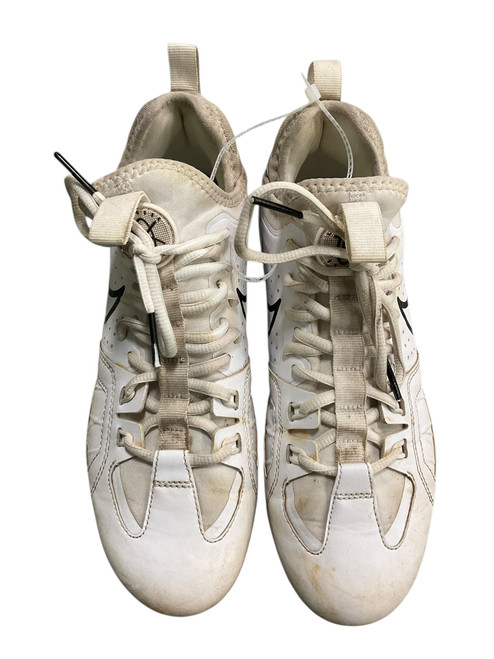 Used Nike LAX Cleats Mens White Senior 7.5