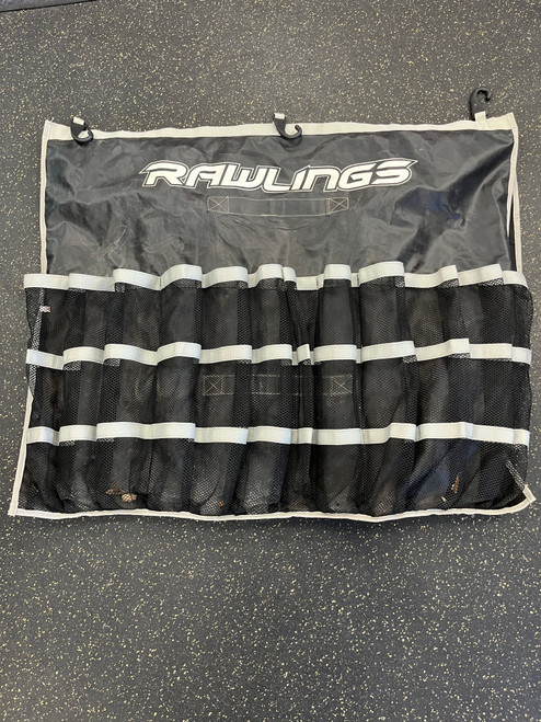 Vist Large View of Product Image Which is Used Rawlings BAT BAG BB/SB Team Bat Bag Black