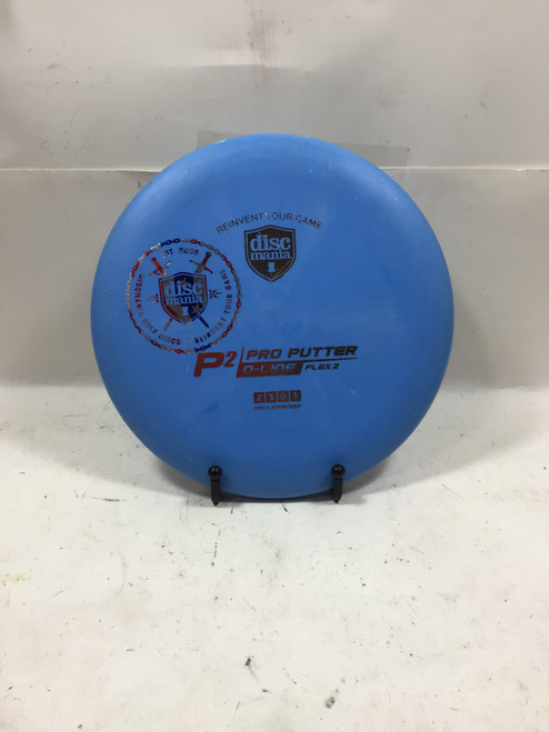 Used Discmania D LINE P2 FLEX 2 Disc Golf Putter Carolina Blue 173g 10242-S000267989