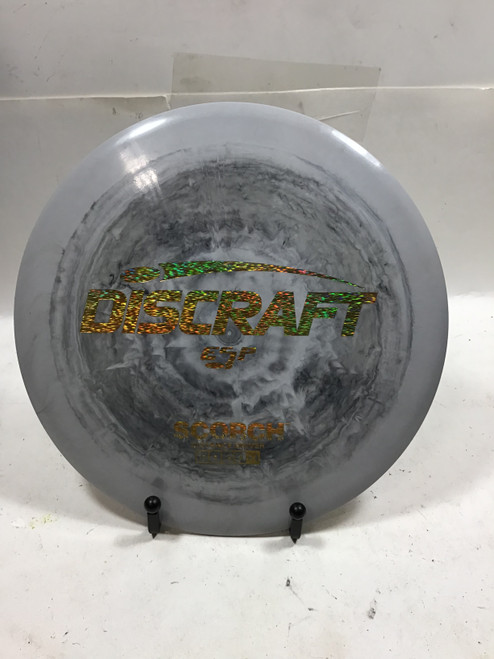 Vist Large View of Product Image Which is Used Discraft ESP SCORCH Disc Golf Driver Grey 174g