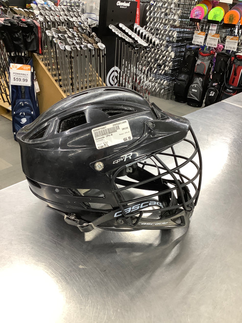 Vist Large View of Product Image Which is Used Cascade CPV-R Lacrosse Helmet Black M/L