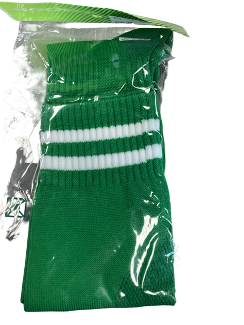 ALL SPORT SOCKS AGE 6-12 GRN/WHT Soccer Socks Green SM