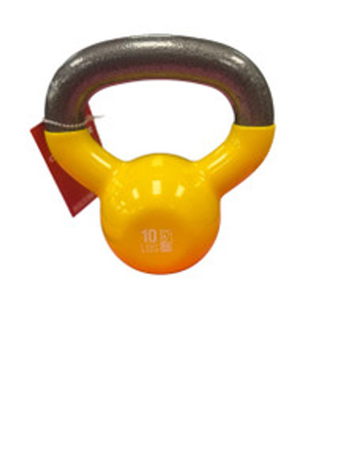 Vist Large View of Product Image Which is Used GoFit Kettle Dumbbell (Each) Yellow 10 lb