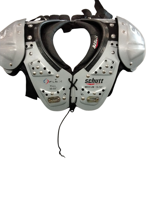 Vist Large View of Product Image Which is Used Schutt Y-FLEX 80005 FB Shoulder Pads Grey MD