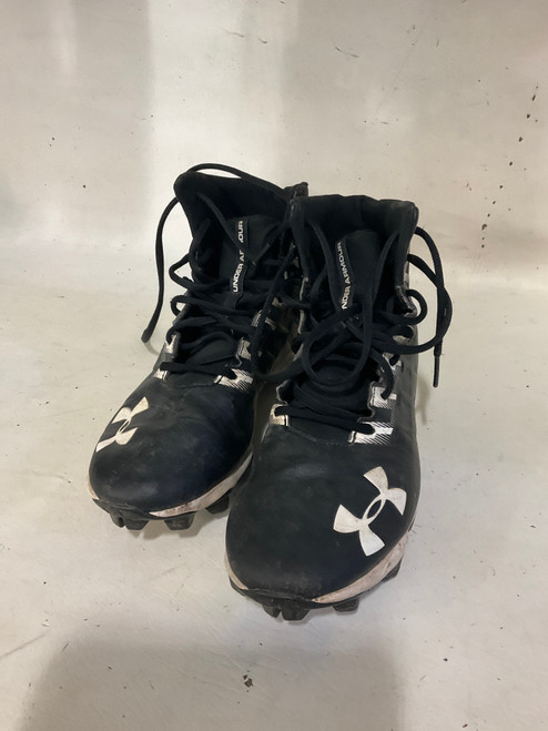 Vist Large View of Product Image Which is Used Under Armour Jr FB Cleats Black Junior 06.5 11790-S000044470