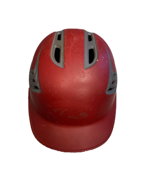 Vist Large View of Product Image Which is Used Rawlings R16J-R1 Batting Helmet No Mask Red One Size