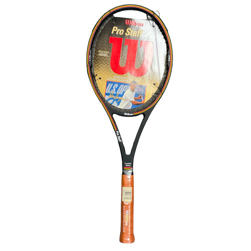 Used Wilson PRO STAFF ORIGINAL 6.0 SI Adult Tennis Racquet Black 4 1/4" 11794-S000260302