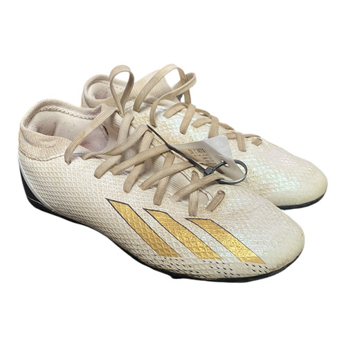 Vist Large View of Product Image Which is Used Adidas Soccer Cleats White Junior 02