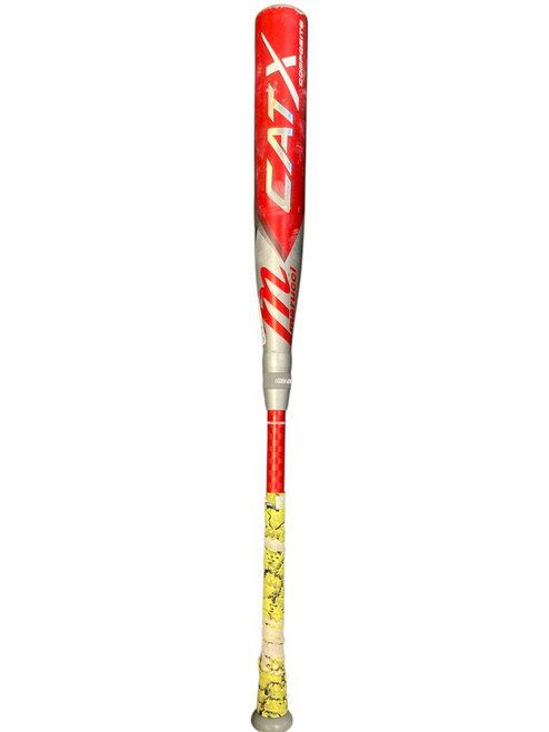 Vist Large View of Product Image Which is Used Marucci CAT X COMPOSITE BB/SB High School -3 Bat 33"