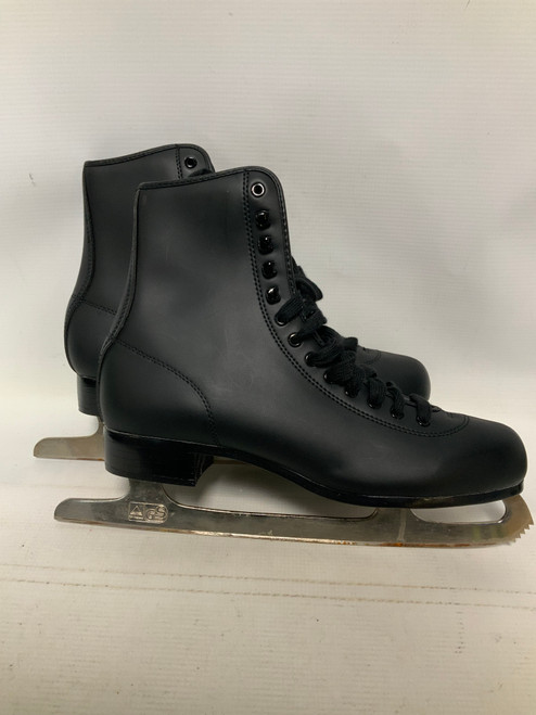 Used American Athletic BLACK Mens Figure Skate Black Senior 11 11823-S000031451