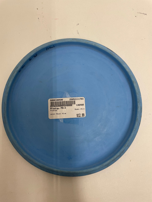 Vist Large View of Product Image Which is Used Prodigy PA-3 Disc Golf Putter Royal Blue