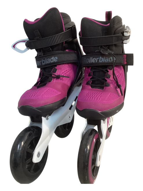 Used Rollerblade 3WD 10.8 Racing Inline Skates Purple Senior 7 11709-S000067379