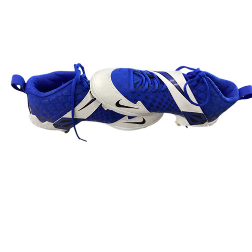 Vist Large View of Product Image Which is Used Nike TROUT 27 BB/SB Cleats Royal Blue And White Senior 8