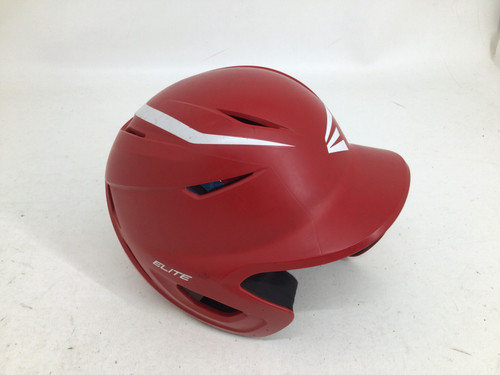 Vist Large View of Product Image Which is Used Easton ELITE JR BB HELMET Batting Helmet No Mask Red One Size
