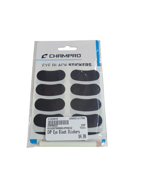 Vist Large View of Product Image Which is New CHP Eye Black Stickers