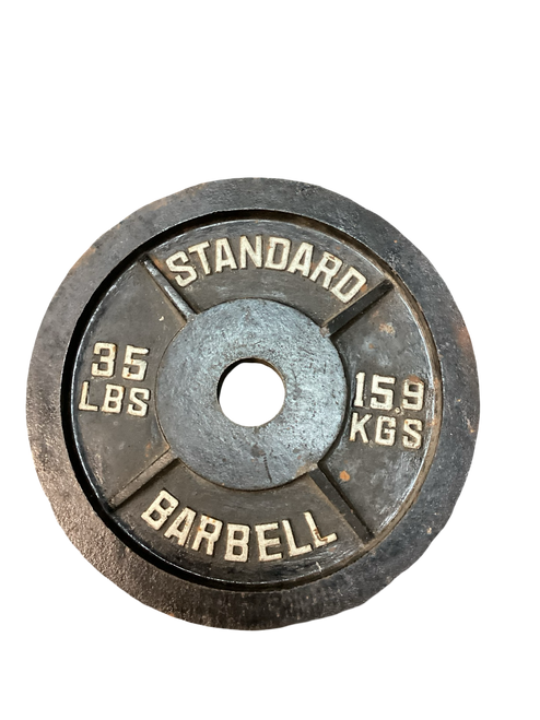 Vist Large View of Product Image Which is Used Olympic Plate (Each) 35 lb