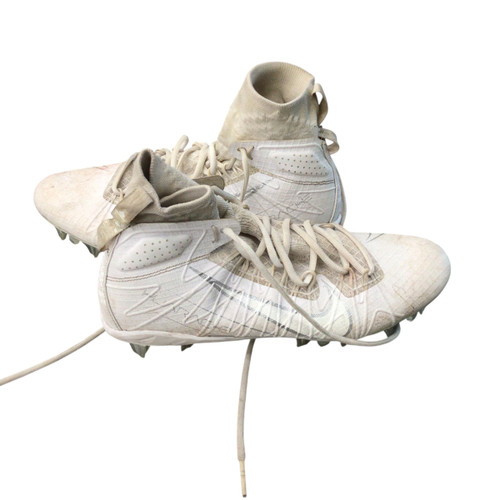 Used Nike Adult FB Cleats White Senior 12 11760-S000075618