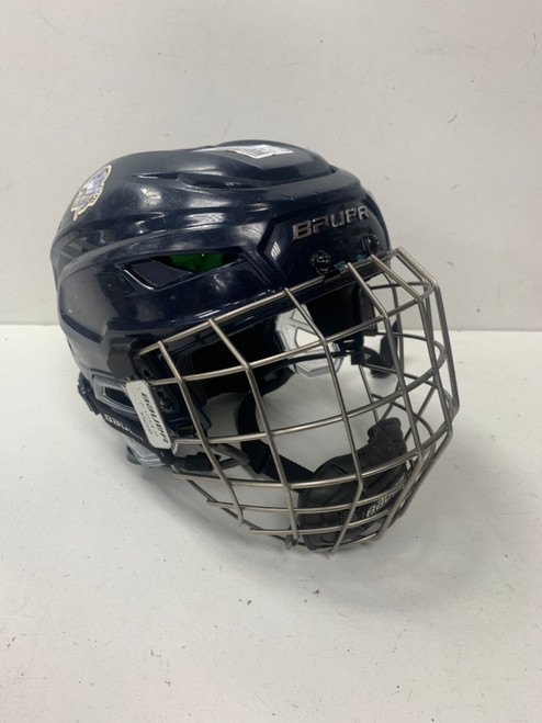 Vist Large View of Product Image Which is Used Bauer HYPERLITE Helmet Cage Combo Navy Blue S/M 11891-S000301970