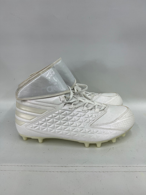 Used Adidas Adult FB Cleats White Senior 12 11871-S000014636